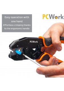 PINCE À SERTIR AVEC FONCTION CLIQUET