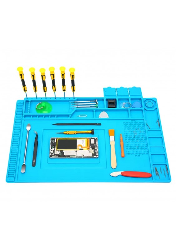 TAPIS DE SOUDURE EN SILICONE - 450x300mm