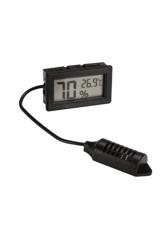 THERMOMÈTRE / HYGROMÈTRE NUMÉRIQUE ENCASTRABLE - MONTAGE EN SURFACE