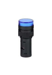 VOYANT ROND Ø 19mm 12V - BLEU