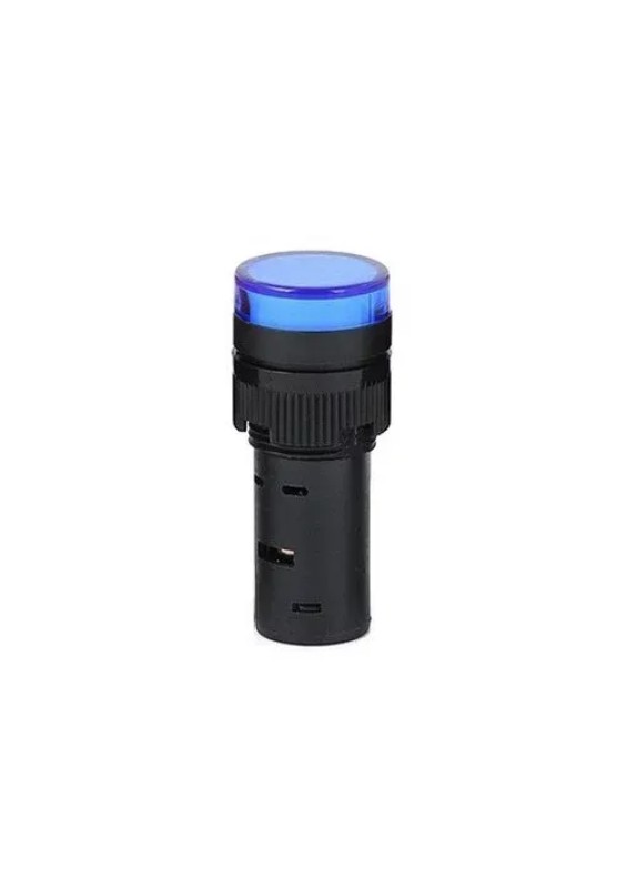 VOYANT ROND Ø 19mm 12V - BLEU
