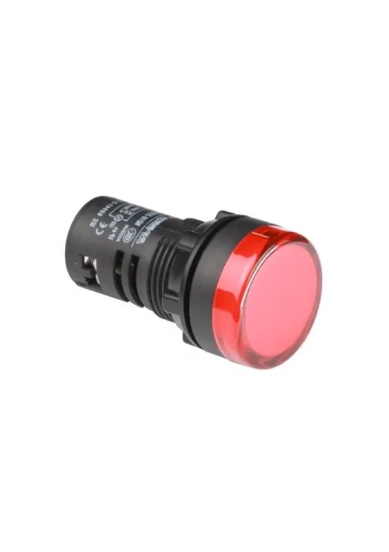 VOYANT LED ROND Ø 30mm 12V - ROUGE