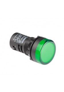 VOYANT LED ROND Ø 30mm 12V - VERT