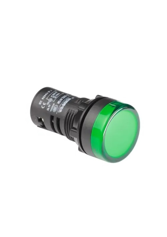 VOYANT LED ROND Ø 30mm 12V - VERT