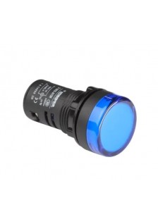 VOYANT LED ROND Ø 30mm 12V - BLEU