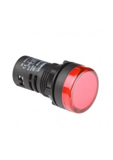 VOYANT LED ROND Ø 30mm 220V - ROUGE