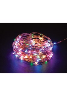 GUIRLANDE MICROLIGHT LED - 12m - 120 LED MULTICOLORES