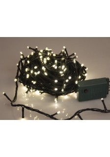 GUIRLANDE ÉTINCELANTE 240 LED - 16m - BLANC CHAUD - INTÉRIEUR ET EXTÉRIEUR