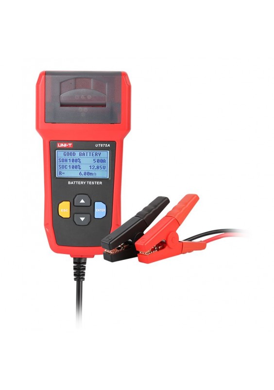 TESTEUR DE BATTERIE DE VOITURE AVEC IMPRIMANTE