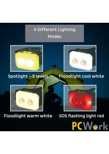 LAMPE FRONTALE LED RECHARGEABLE 380Lm