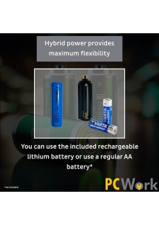 LAMPE DE POCHE LED 650 Lm  ZOOM RECHARGEABLE HYBRIDE