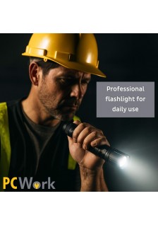 LAMPE DE POCHE LED 650 Lm  ZOOM RECHARGEABLE HYBRIDE