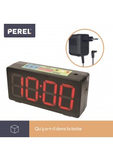 HORLOGE LED - CHRONOMÈTRE/COMPTE À REBOURS/MINUTERIE D'INTERVALLE