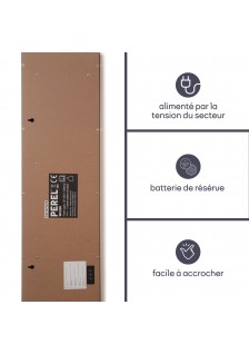 HORLOGE MURALE À AFFICHAGE LED