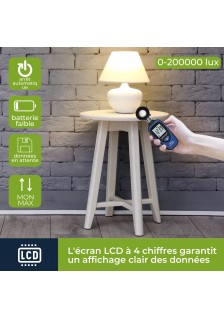 MINI LUXMÈTRE NUMÉRIQUE