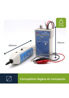 TESTEUR DE CABLE AVEC GÉNÉRATEUR DE TONALITÉ