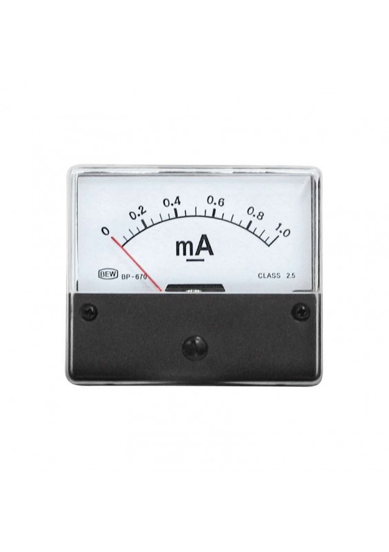 GALVANOMÈTRE 0-1mA DC