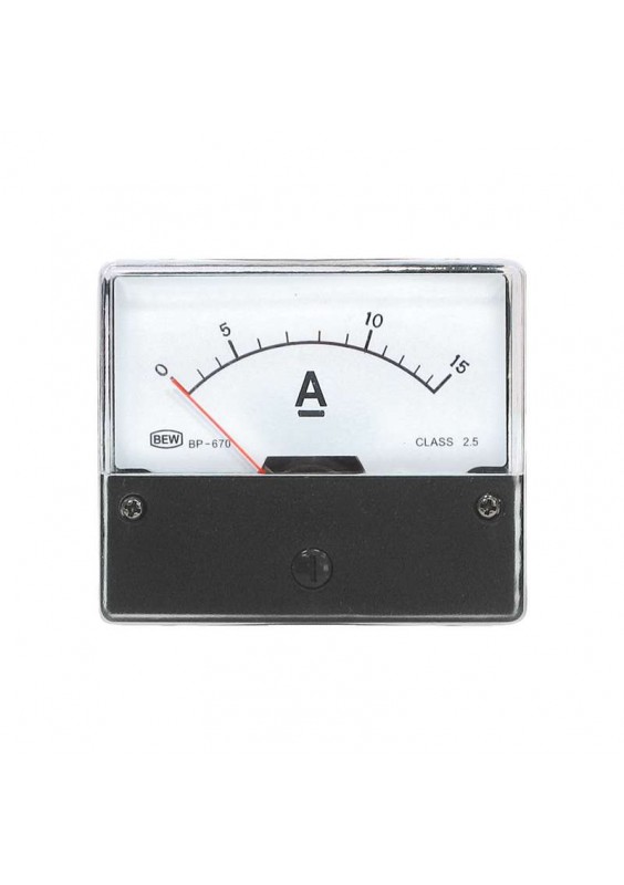GALVANOMÈTRE 0-15A DC