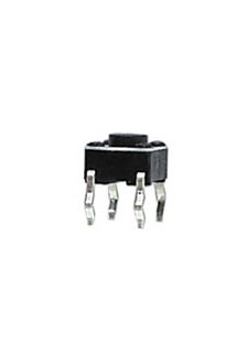 TOUCHE CONTACT 6x6mm - HAUTEUR 4.3mm - LOT DE 10 PIÈCES