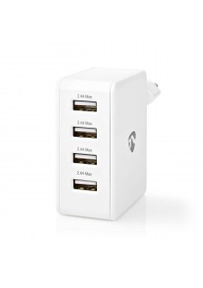 CHARGEUR MURAL USB - 4 SORTIES
