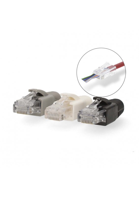 CONNECTEUR RJ45 CAT6 UTP - 10 PIÈCES