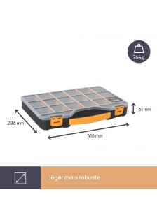 BOITE DE RANGEMENT 415x286x61mm - 7,8 LITRES