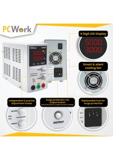 ALIMENTATION 0-50VCC / 0-3A MAX