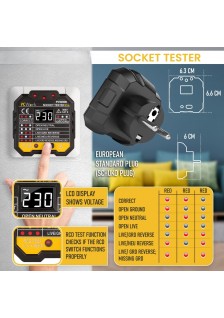 TESTEUR DE PRISES 230 VOLTS
