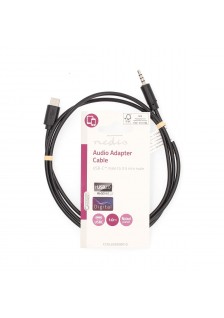 ADAPTATEUR USBC MÂLE / JACK 3.5mm ST MÂLE - 1m