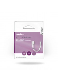 ADAPTATEUR USB-C / JACK 3.5mm - ÉCOUTE ET CHARGE - 0.10m