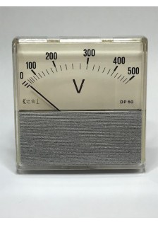 GALVANOMÈTRE VOLTMÈTRE 500V - 60x60mm