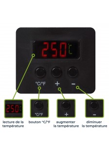 STATION DE SOUDAGE AVEC CONTRÔLE DE TEMPÉRATURE - 90W/50-480°C
