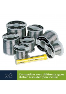 STATION DE SOUDAGE AVEC CONTRÔLE DE TEMPÉRATURE - 90W/50-480°C