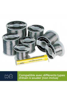 STATION DE SOUDAGE CÉRAMIQUE AVEC LCD 48W 150-450°C