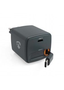 CHARGEUR MURAL USB-C 65W - AVEC CÂBLE RÉTRACTABLE 0.75m
