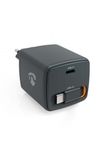 CHARGEUR MURAL USB-C 65W - AVEC CÂBLE RÉTRACTABLE