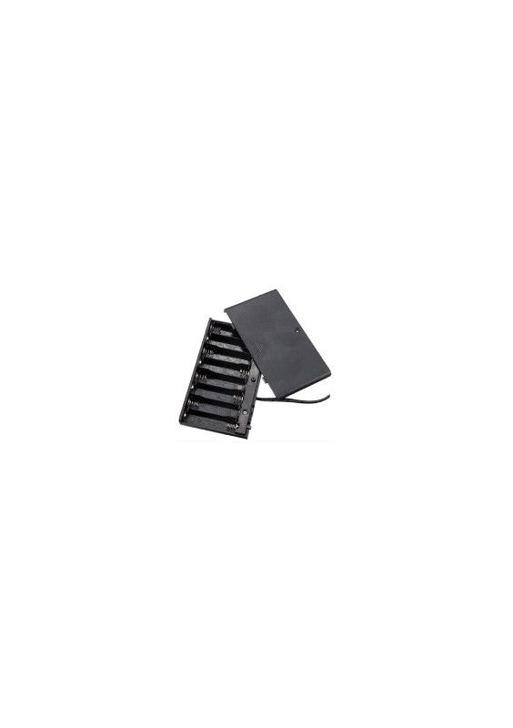 BOÎTIER PORTE-PILES R6x8 - AVEC INTERRUPTEUR