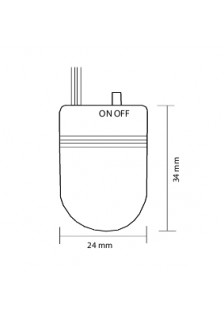 BOÎTIER DE PILE CR2032 AVEC INTERRUPTEUR