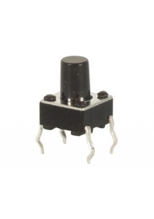 TOUCHE CONTACT 6x6mm - HAUTEUR : 9.5mm - 10 PIÈCES