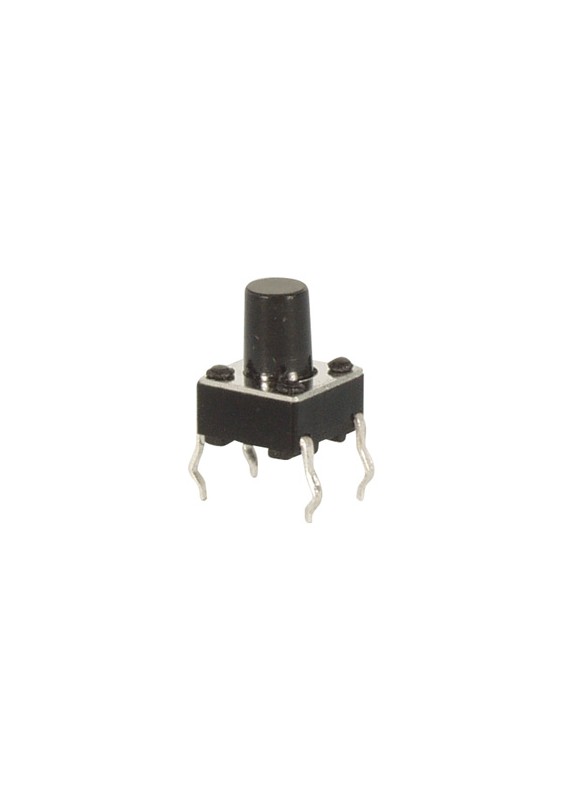 TOUCHE CONTACT 6x6mm - HAUTEUR : 9.5mm - 10 PIÈCES