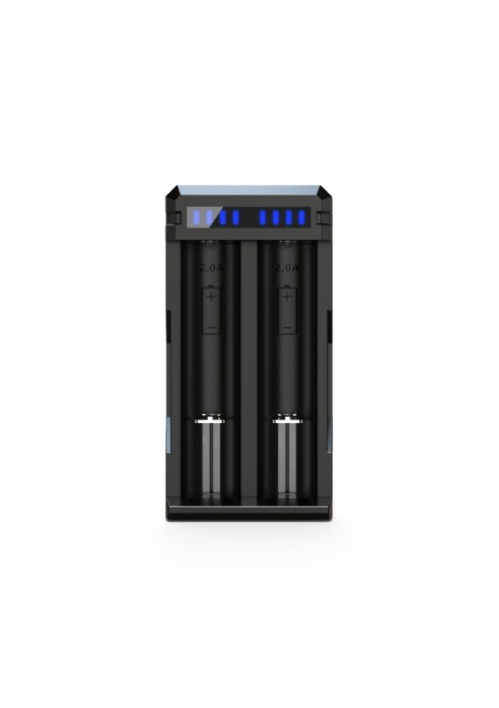 CHARGEUR RAPIDE Li-Ion 2 BATTERIES CR18650 À 26650