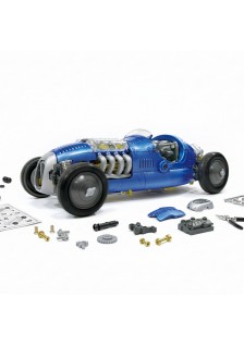 KIT ÉDUCATIF - VOITURE DE COURSE RÉTRO BLEUE - KSR23