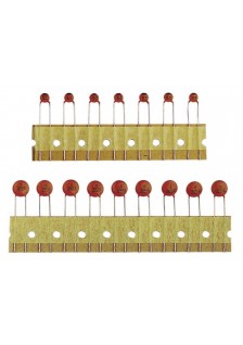 CONDENSATEURS CÉRAMIQUES 50V - PAS DE 5.08mm - DE 1,0pF À 100nF