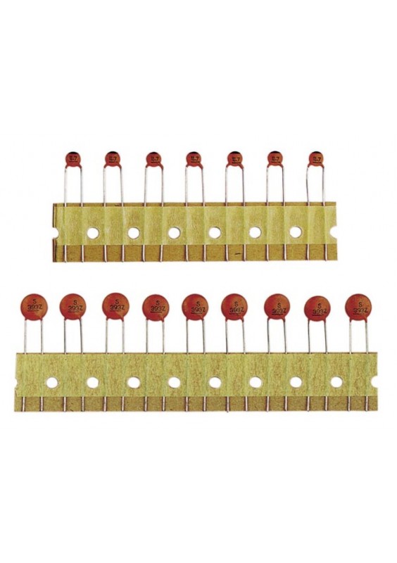 CONDENSATEURS CÉRAMIQUES 50V - PAS DE 5.08mm - DE 1,0pF À 100nF