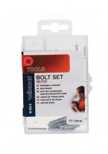 ASSORTIMENT DE  VISSERIE - 180 PIÈCES (VIS PHILIPS ET ECROUS)