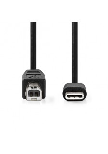 CÂBLE USB 2.0 USB-C MÂLE / USB-B MÂLE - 1m