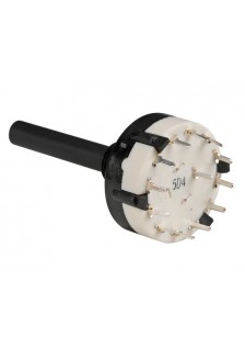 COMMUTATEUR ROTATIF 1 CIRCUIT / 12 POSITIONS - MONTAGE CI