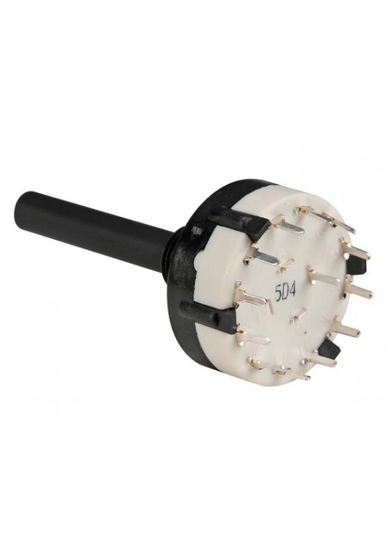 COMMUTATEUR ROTATIF 1 CIRCUIT / 12 POSITIONS - MONTAGE CI