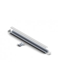 PROFILÉ EN ALU - ANGLE DE 45°- 2m - DIFFUSANT TRANSPARENT