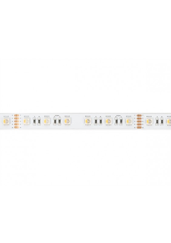 FLEXIBLE LED - 1 CHIP RVB ET BLANC 2700K - 60 LED/m - 24 V